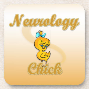 Neurology Chick Drink Coaster