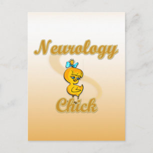 Neurology Chick Postcard