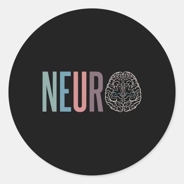 Neurology Neuro Nurse Neuro Squad Classic Round Sticker | Zazzle