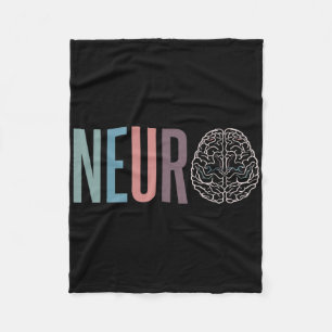 Neurology Neuro Nurse Neuro Squad Fleece Blanket