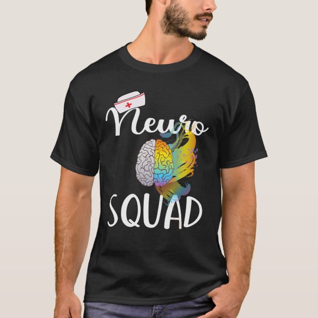 Neurology Neuro Squad Neuroscience Neurologist Mat T-Shirt (Front)