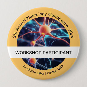 Neurology Neurosurgery Medical Conference Button