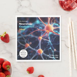 Neurology Neurosurgery Medical Conference Napkins