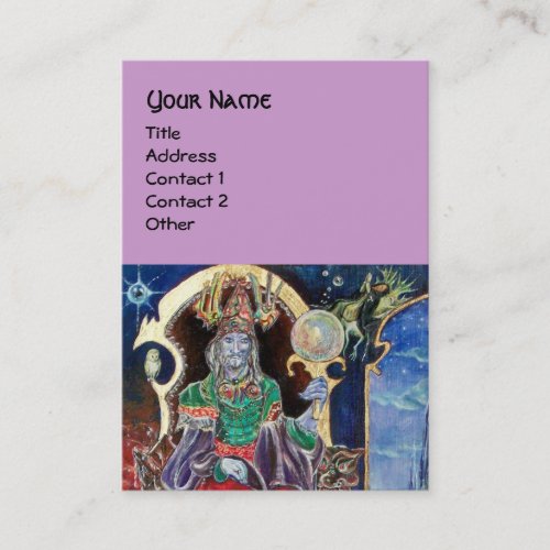 NEUROMANCER blue purple Business Card