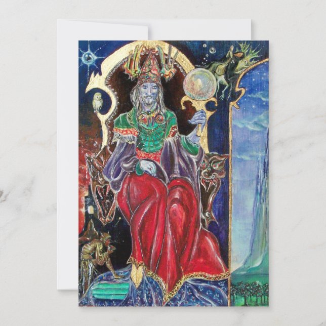 NEUROMANCER , Halloween Party black red blue white Invitation (Front)