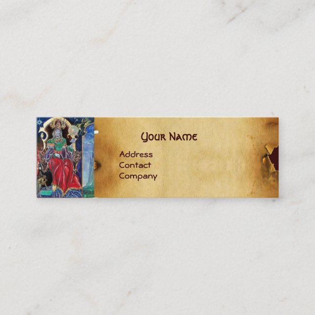 NEUROMANCER  parchment Mini Business Card (Front)