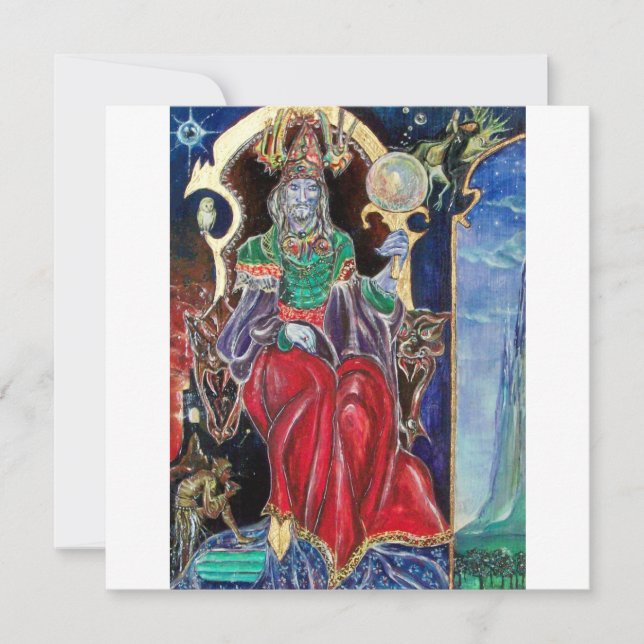 NEUROMANCER , red blue felt paper Announcement (Front)