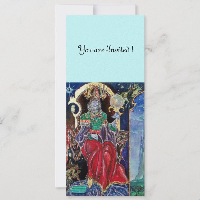 NEUROMANCER , red blue, ice metallic, Invitation (Front)