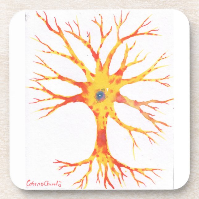 Neuron Beverage Coaster (Front)