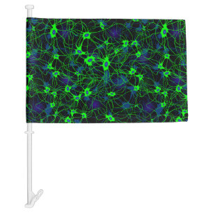 Neuron City Car Flag
