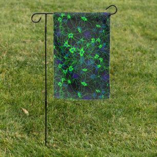 Neuron City Garden Flag