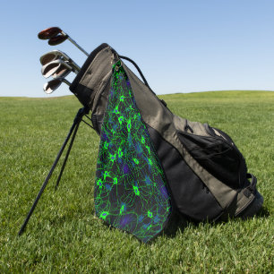 Neuron City Golf Towel
