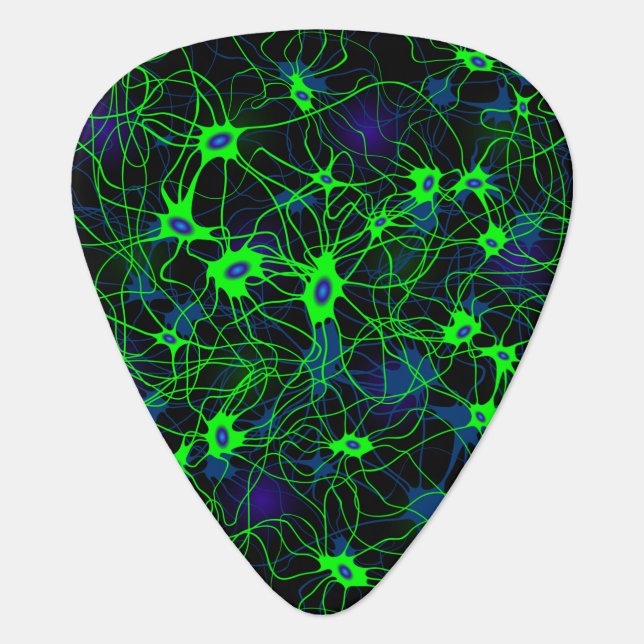 Neuron City Guitar Picks (Front)