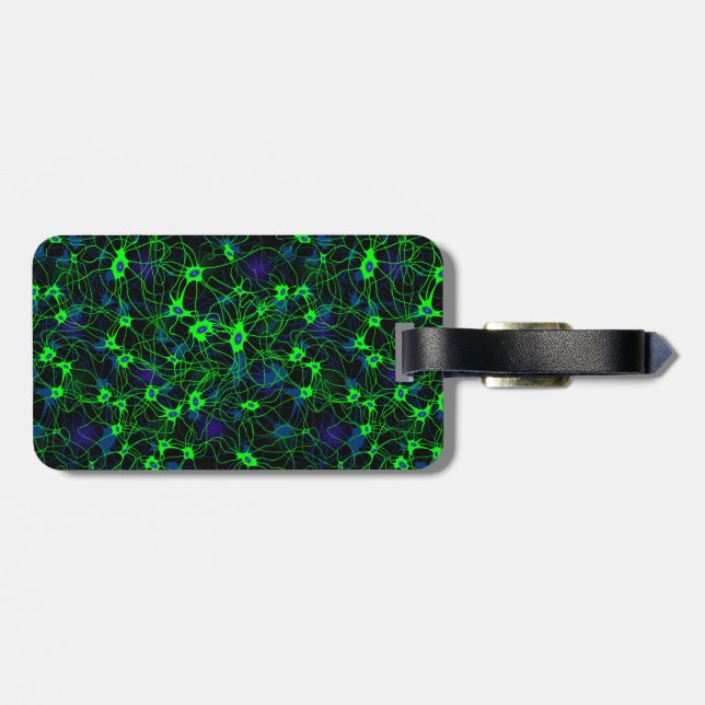 Neuron City Luggage Tag (Back Horizontal)
