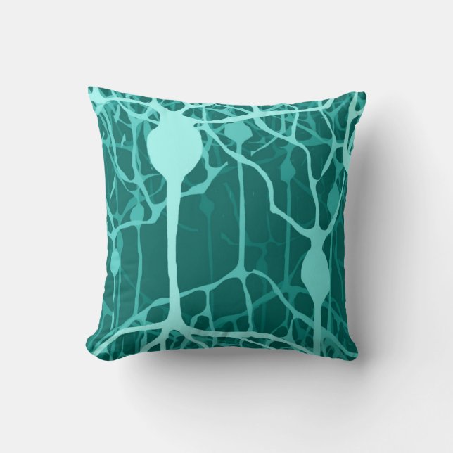 Neuron Forest Pillow (Front)