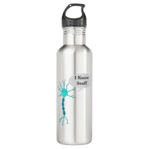 Neuron I Know Stuff Stainless Steel Water Bottle