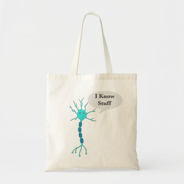 Neuron I Know Stuff Tote Bag (Front)