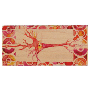 Neuron Wood Flash Drive