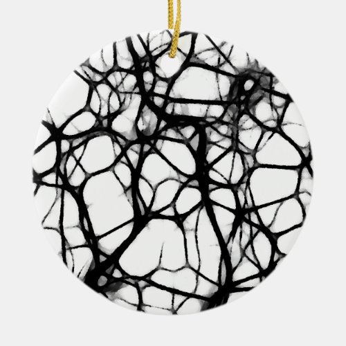 Neuronal Web 1 Ceramic Ornament