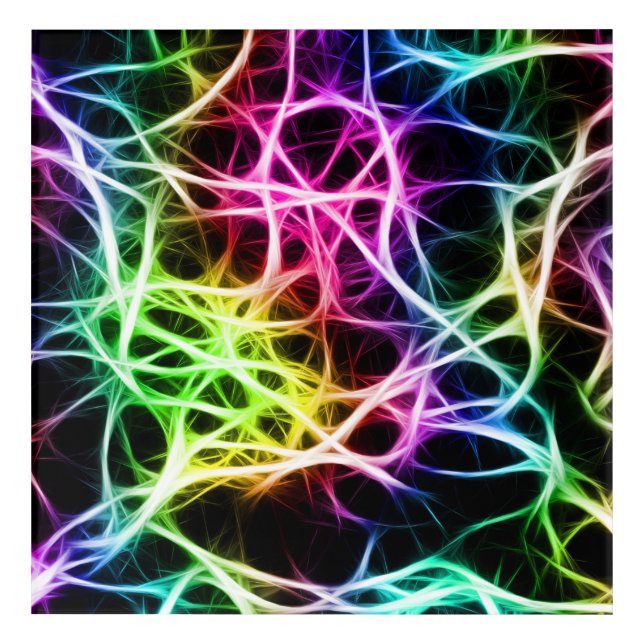 Neurons Acrylic Print (Front)