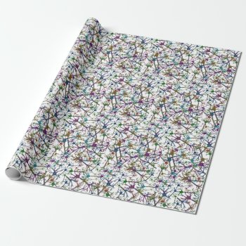 Neurons All Wrapping Paper by neuro4kids at Zazzle