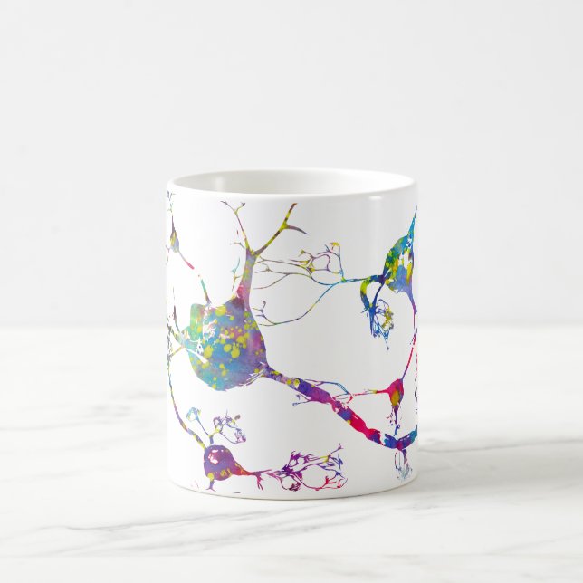 Neurons and nervous system coffee mug (Center)