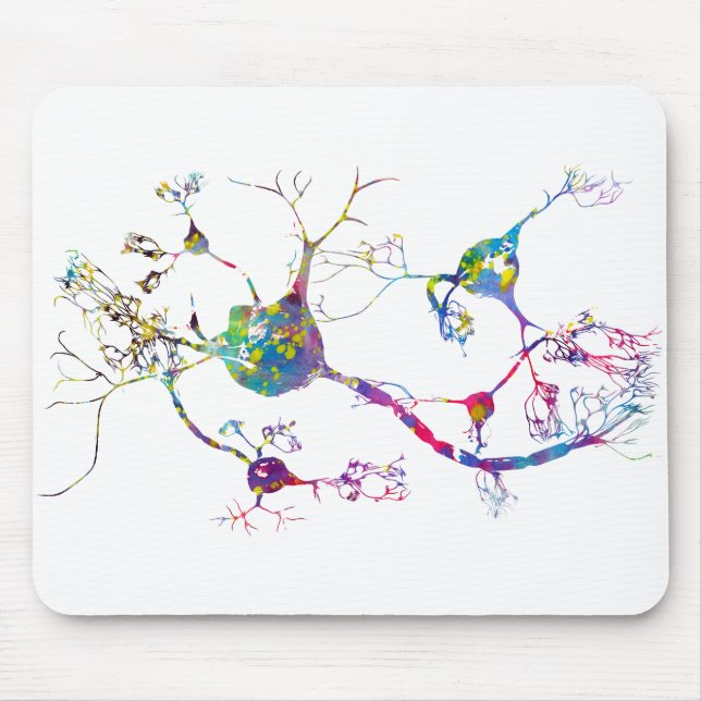 Neurons and nervous system mouse pad (Front)
