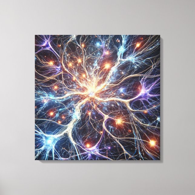 Neurons Canvas Art (Front)