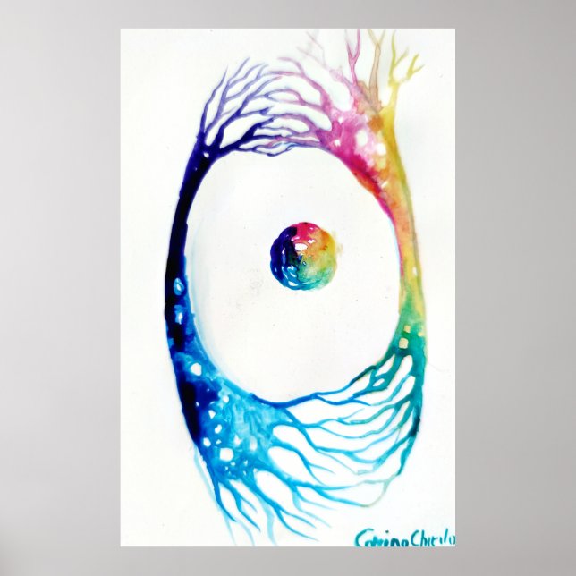 Neurons connected poster (Front)