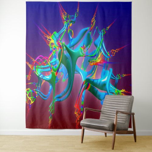 Neurons Connection Tapestry