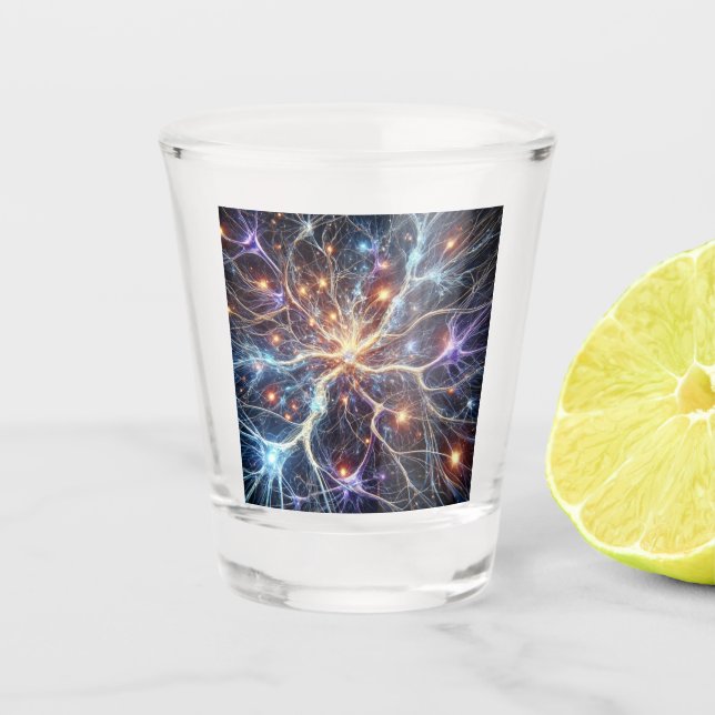 Neurons Shot Glass (Front)