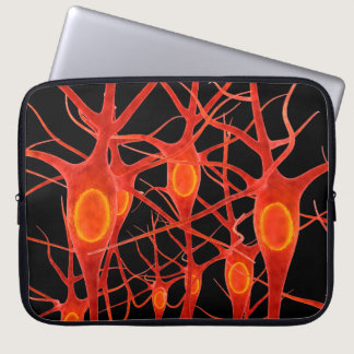 Neuronsneural,3d,anatomy,axon,bio,biological,biolo Laptop Sleeve