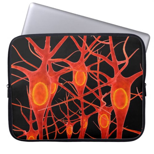 Neuronsneural3danatomyaxonbiobiologicalbiolo Laptop Sleeve