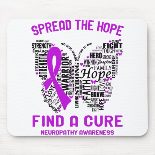 Neuropathy Awareness Month Ribbon Gifts Mouse Pad