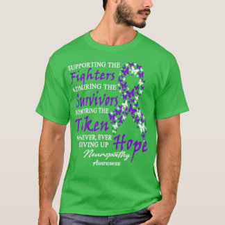 Neuropathy Awareness Supporting The Fighters Butte T-Shirt