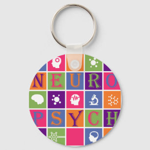 Neuropsychology - Gifts for Neuropsychologists Keychain