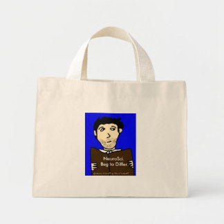 NeuroSci. Beg to Differ., Spontaneous Artwo... Mini Tote Bag