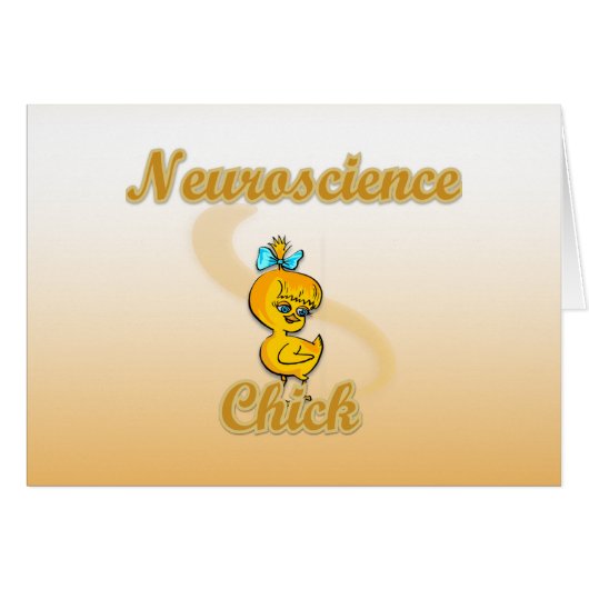 Neuroscience Chick Cards (Front Horizontal)