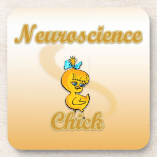 Neuroscience Chick Drink Coaster