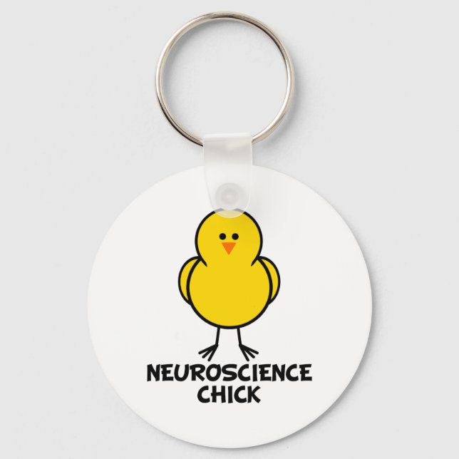 Neuroscience Chick Keychain (Front)