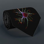 Neuroscience, neuron, science neck tie<br><div class="desc">Original This image is,  the result of hard work in the development of my thesis.</div>
