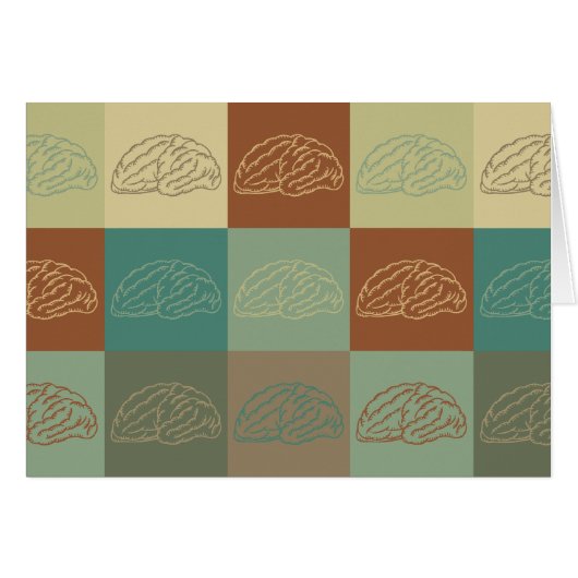 Neuroscience Pop Art Cards (Front Horizontal)