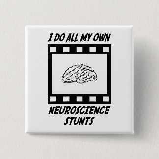 Neuroscience Stunts Pinback Button