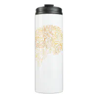 Neuroscience Superhuman Brain Gift Thermal Tumbler