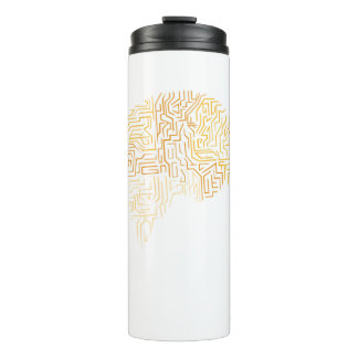 Neuroscience Superhuman Brain Gift Thermal Tumbler