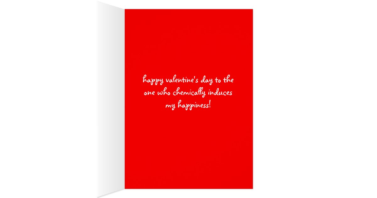 Neuroscience Valentine's Day Card | Zazzle