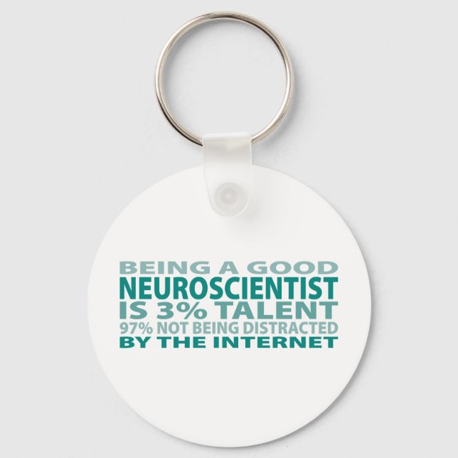 Neuroscientist 3% Talent Keychain (Front)