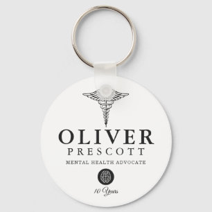Neuroscientist Professional Graduation Retirement Keychain