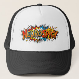 Neurospicy Comic Book Pop Art ADHD Trucker Hat