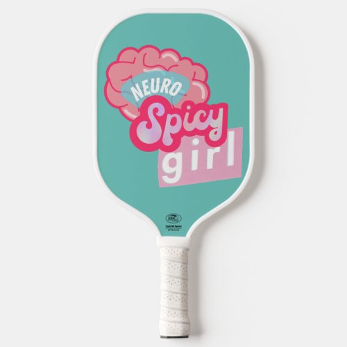 NeuroSpicy girl Neurodiversity  Pickleball Paddle